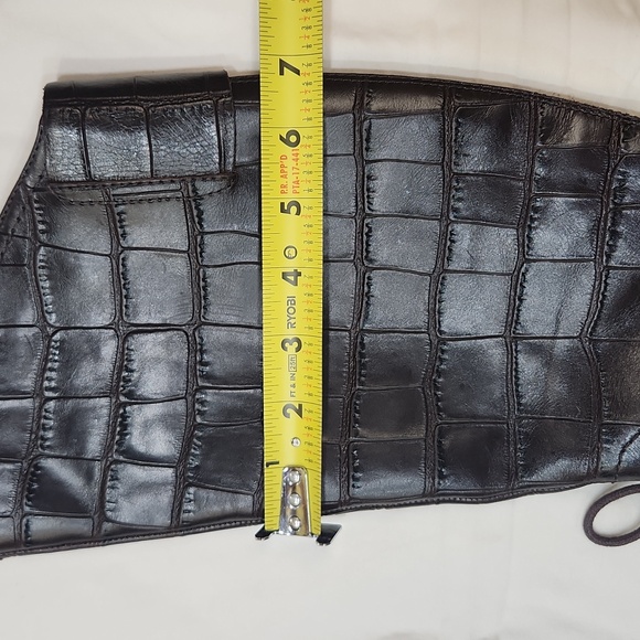 Donald J Pliner Croc Leather Boots - Picture 9 of 9